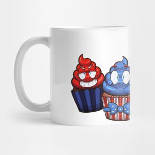 4th Of July Cupcake Characters Mug